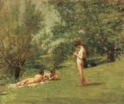 Thomas Eakins Arcadia oil painting